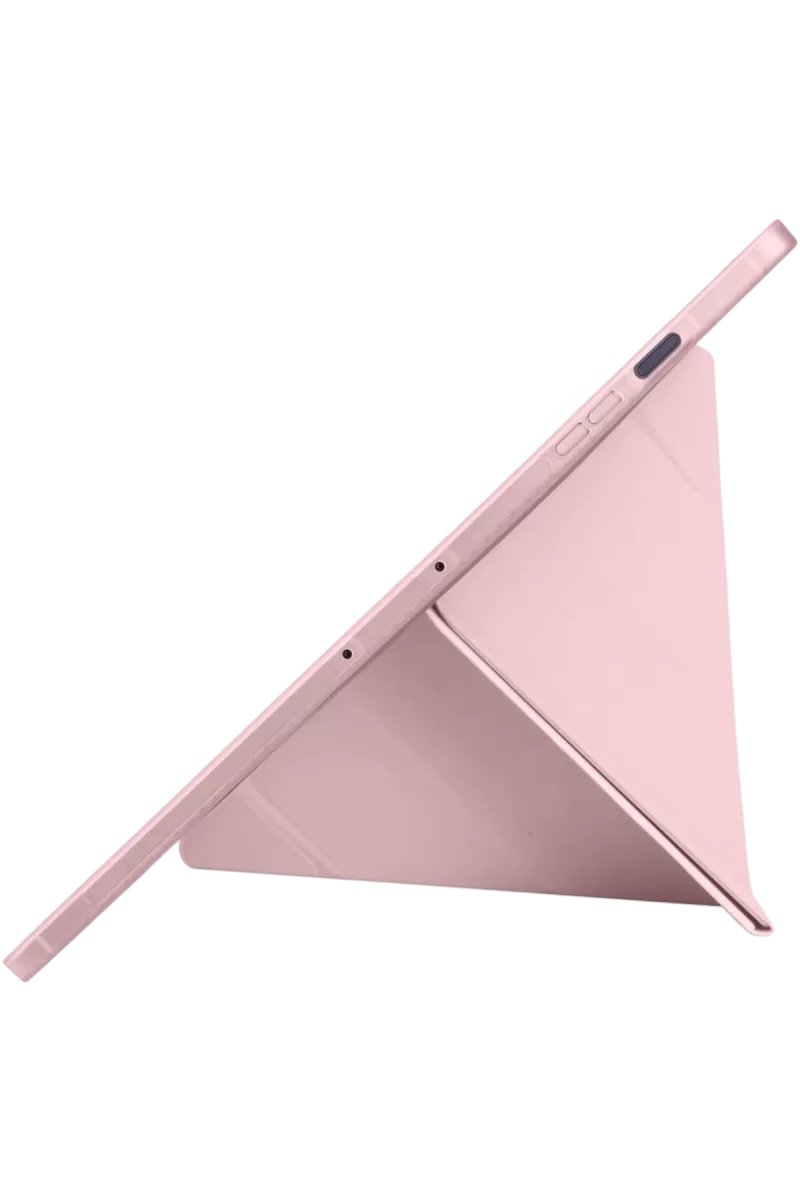 Newface Apple iPad Pro 11 (2024) Kılıf Kalemlikli Hugo Tablet Kılıfı - Rose Gold