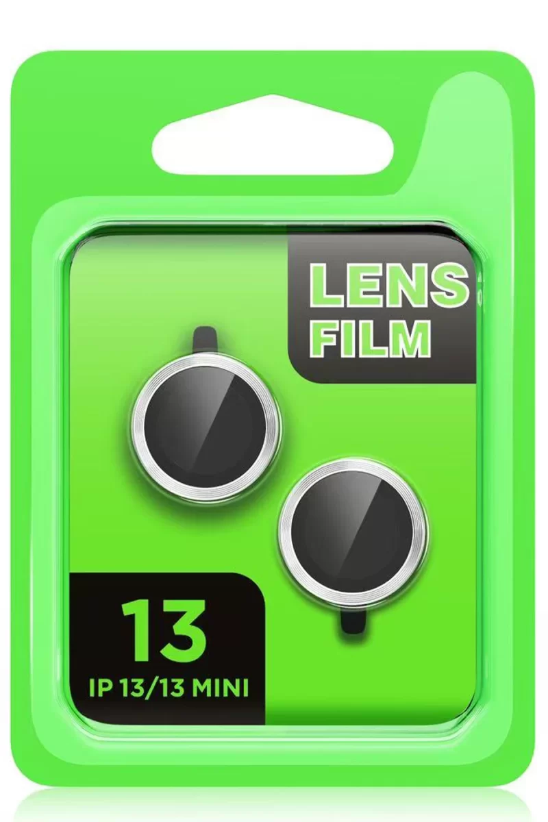 Newface Apple iPhone 13 Mini Raze Metal Kamera Lens - Siyah