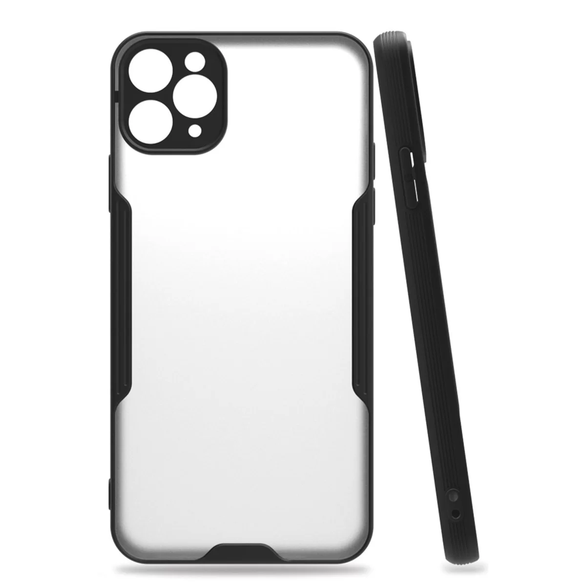 Newface Apple iPhone 11 Pro Kılıf Platin Silikon - Siyah