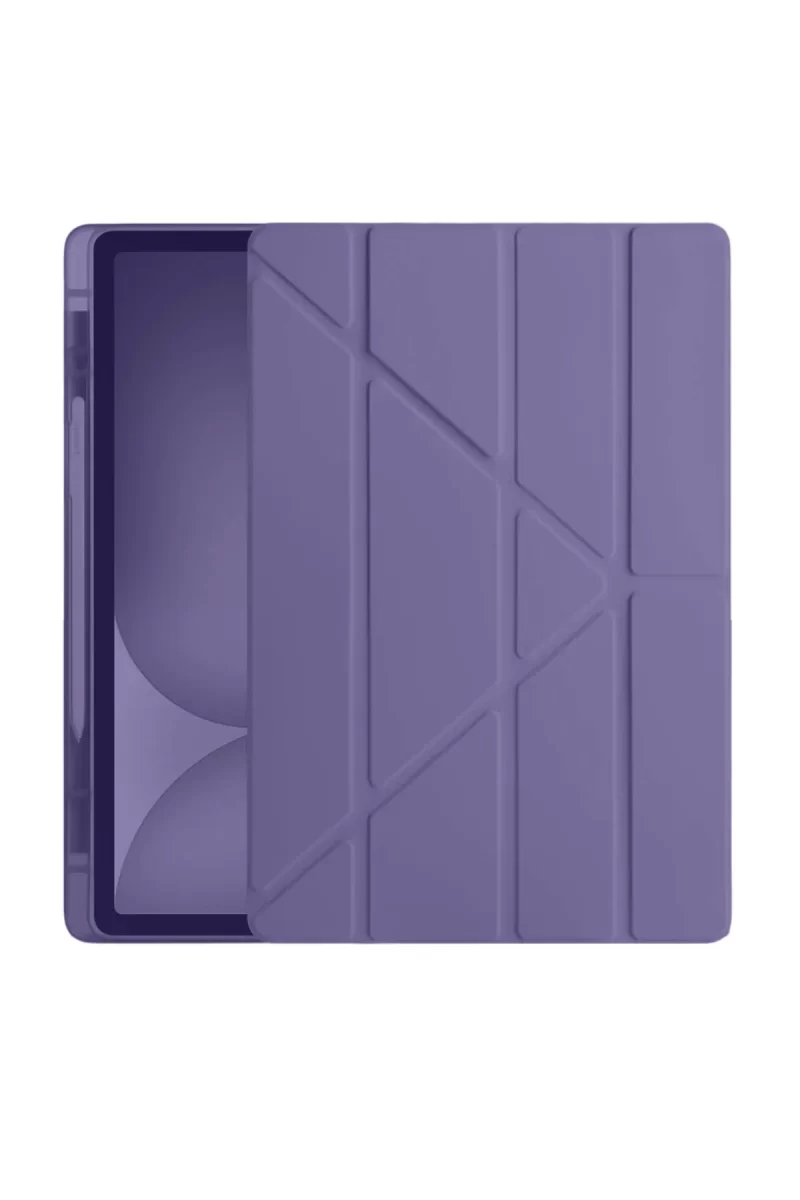 Newface Apple iPad Pro 11 (2024) Kılıf Kalemlikli Hugo Tablet Kılıfı - Mor