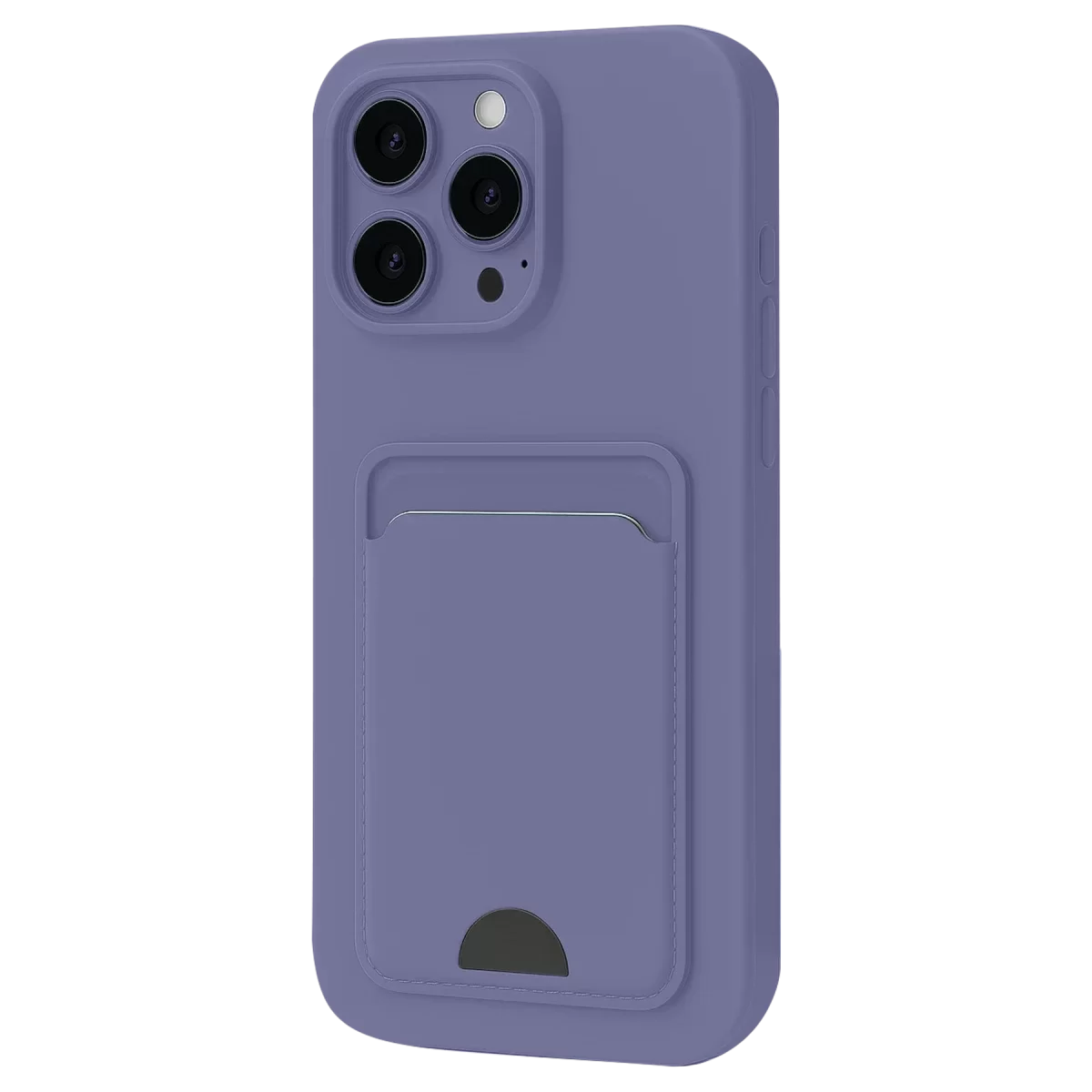 Newface Apple iPhone 16 Plus Kılıf Kelvin Kartvizitli Silikon - Lila