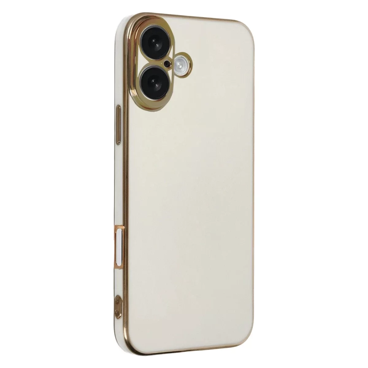 Newface Apple iPhone 16 Kılıf Volet Silikon - Beyaz