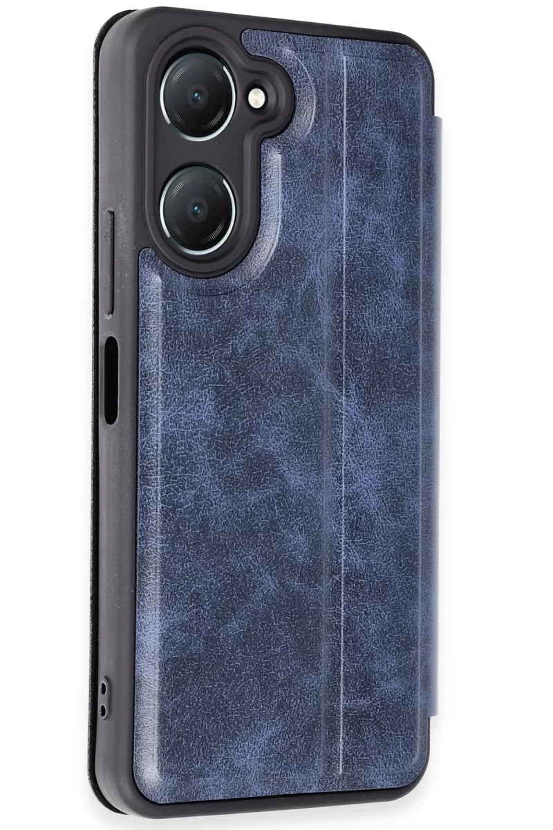 Newface Vivo Y18 Kılıf Flip Cover - Lacivert