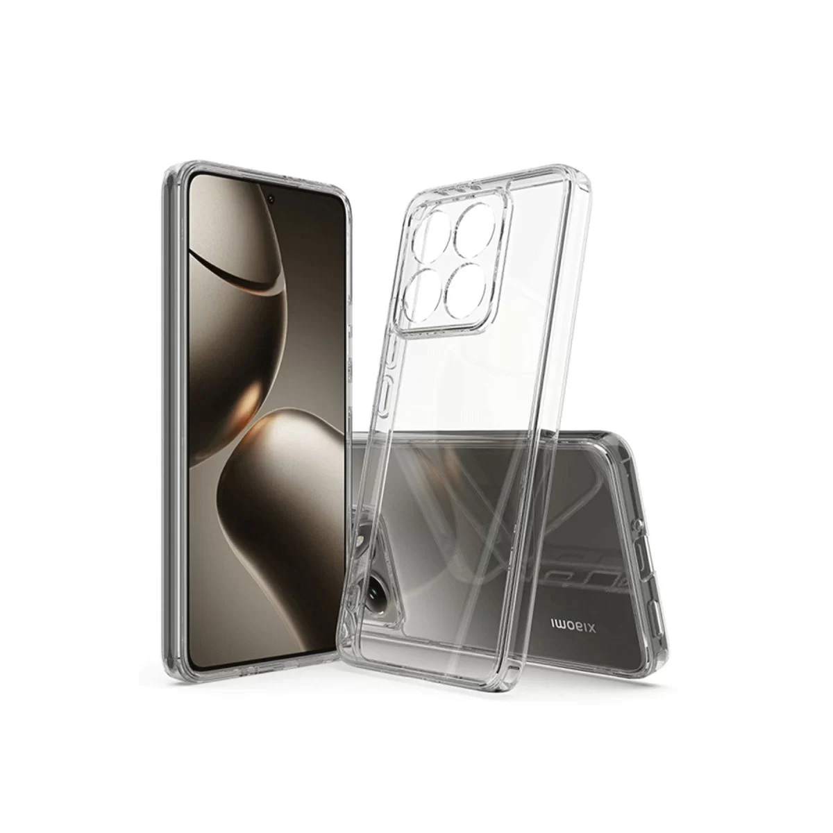Newface Xiaomi Mi 14T Kılıf Lüx Şeffaf Silikon