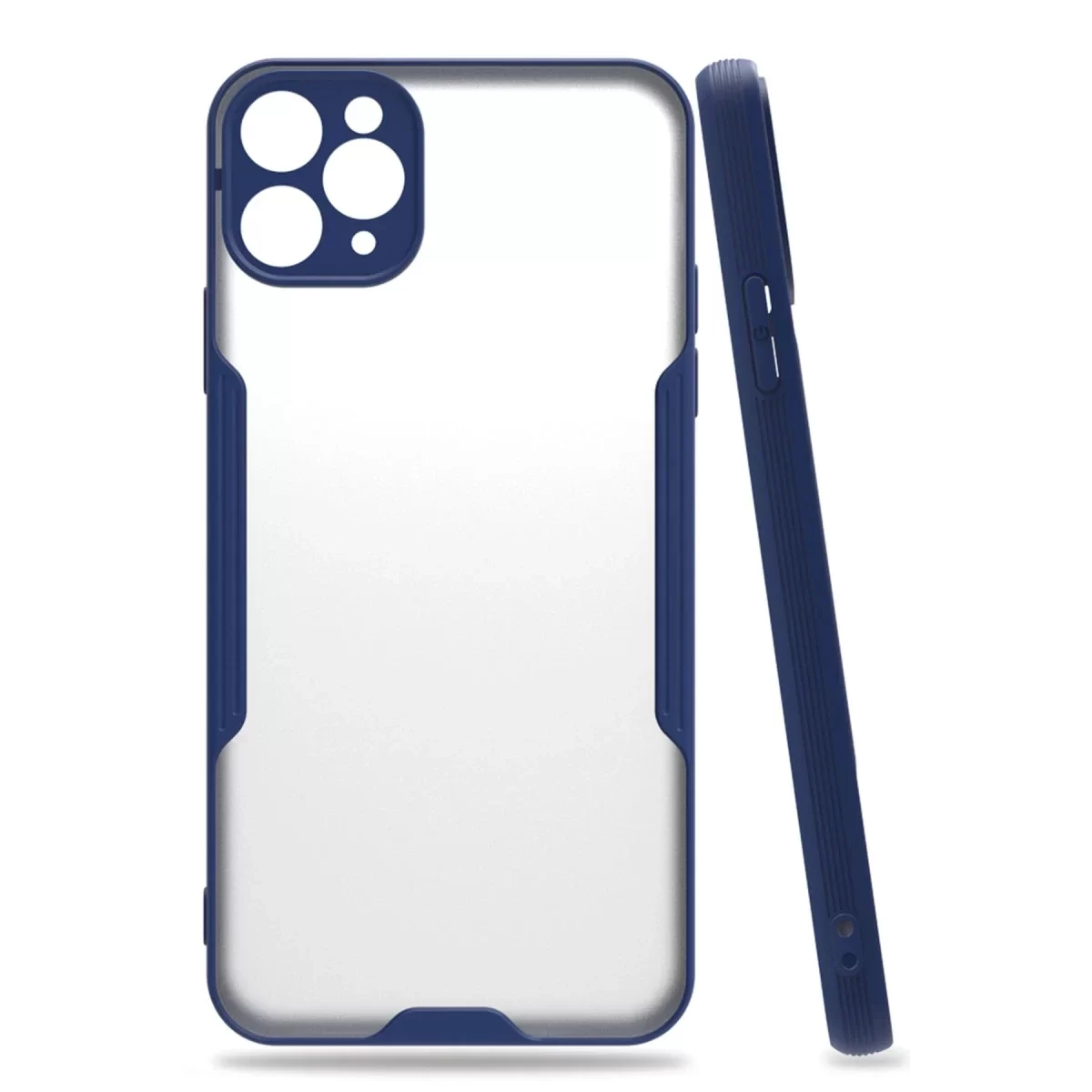 Newface Apple iPhone 11 Pro Kılıf Platin Silikon - Lacivert
