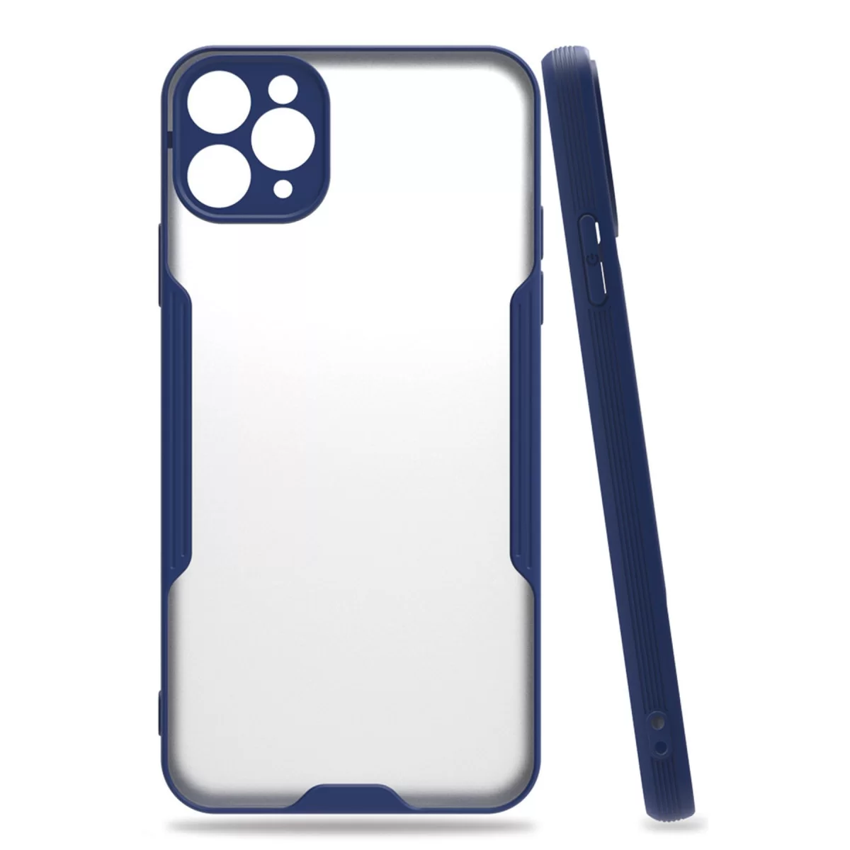 Newface Apple iPhone 11 Pro Kılıf Platin Silikon - Lacivert