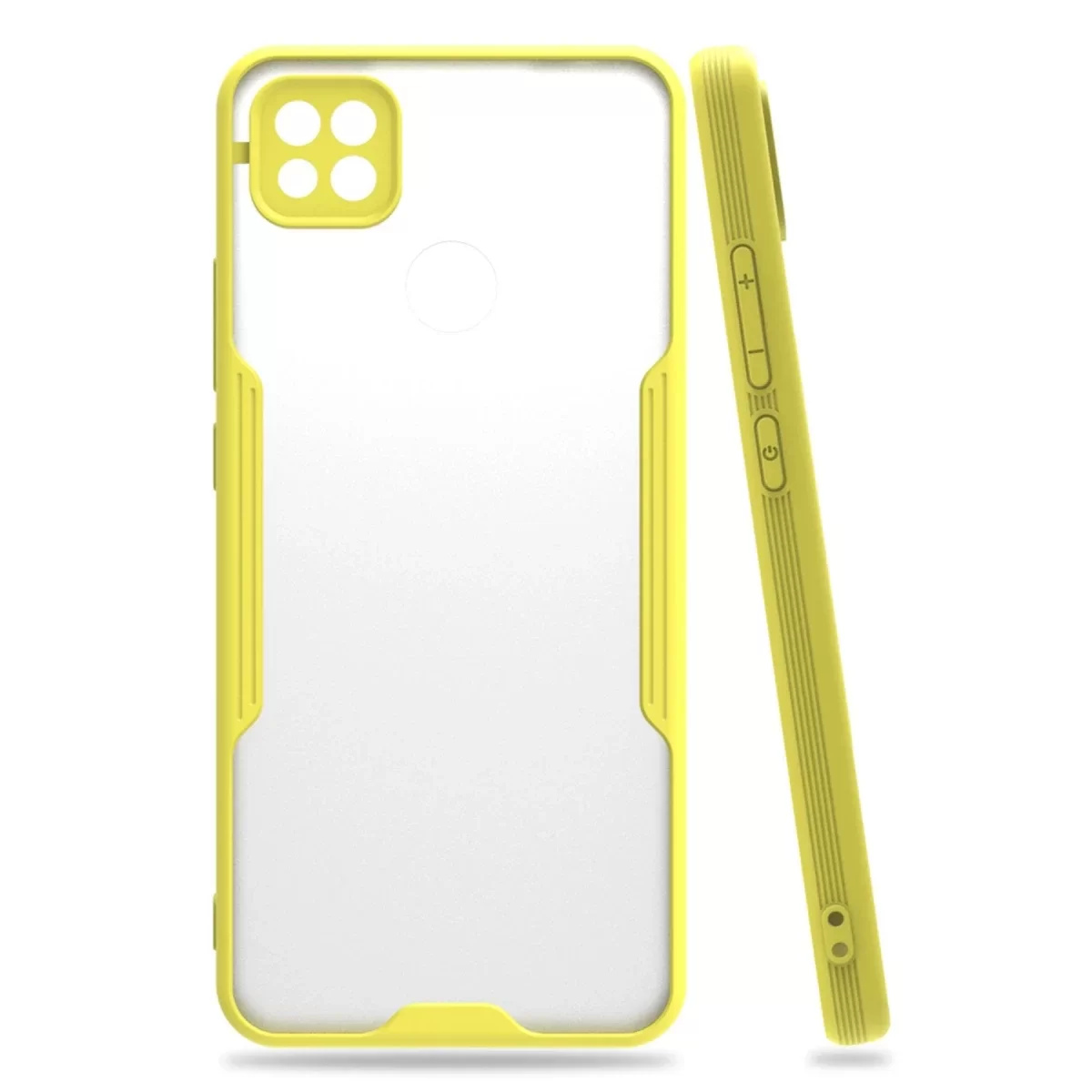 Newface Xiaomi Redmi 9C Kılıf Platin Silikon - Sarı