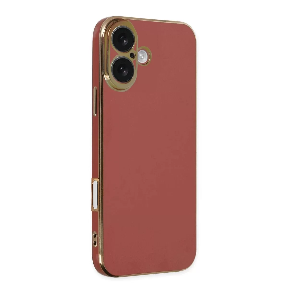 Newface Apple iPhone 16 Kılıf Volet Silikon - Kırmızı
