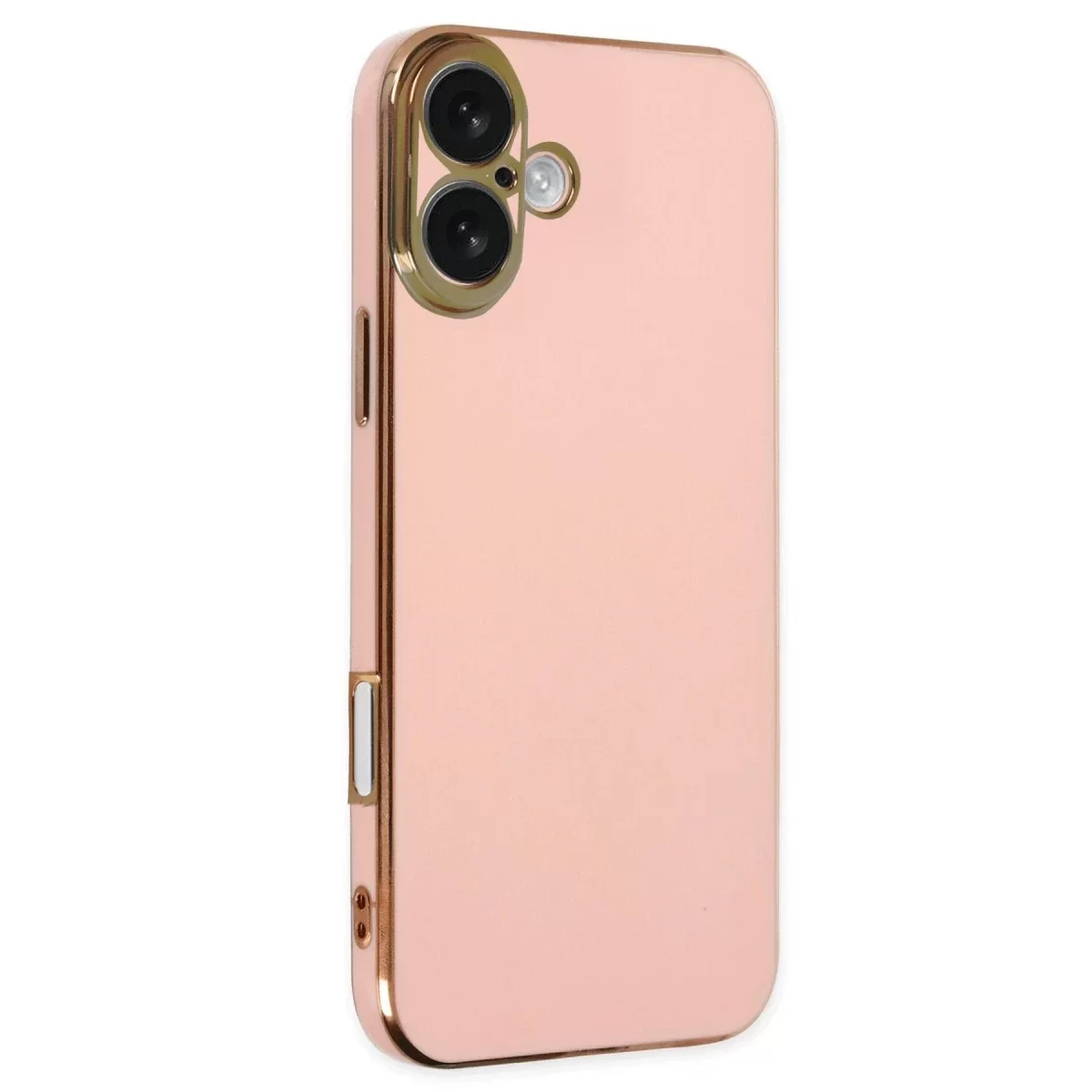 Newface Apple iPhone 16 Kılıf Volet Silikon - Pembe