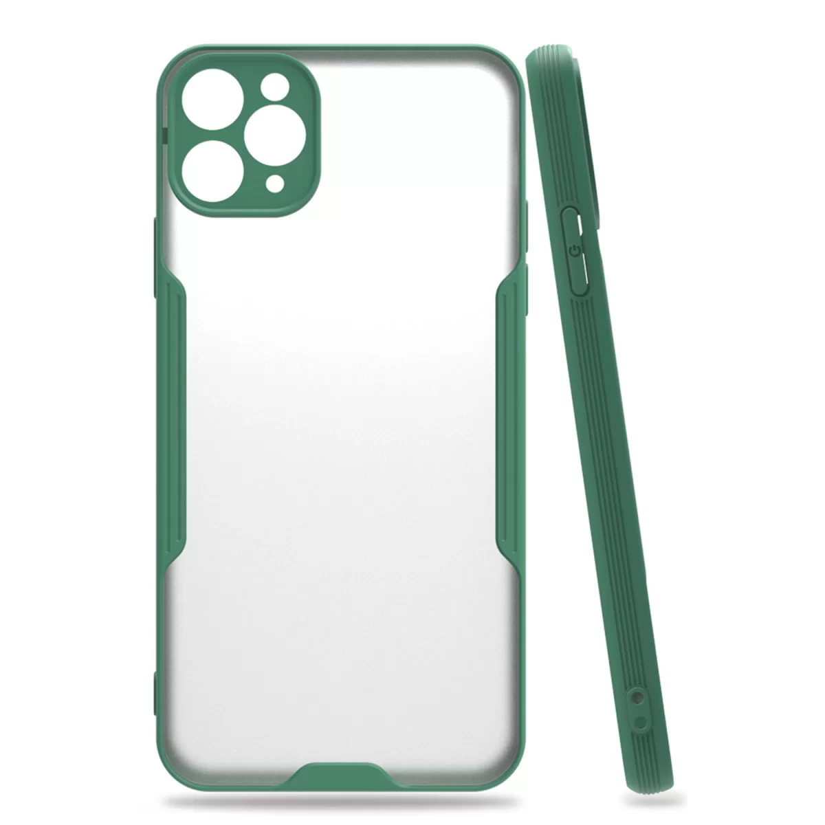 Newface Apple iPhone 11 Pro Kılıf Platin Silikon - Yeşil