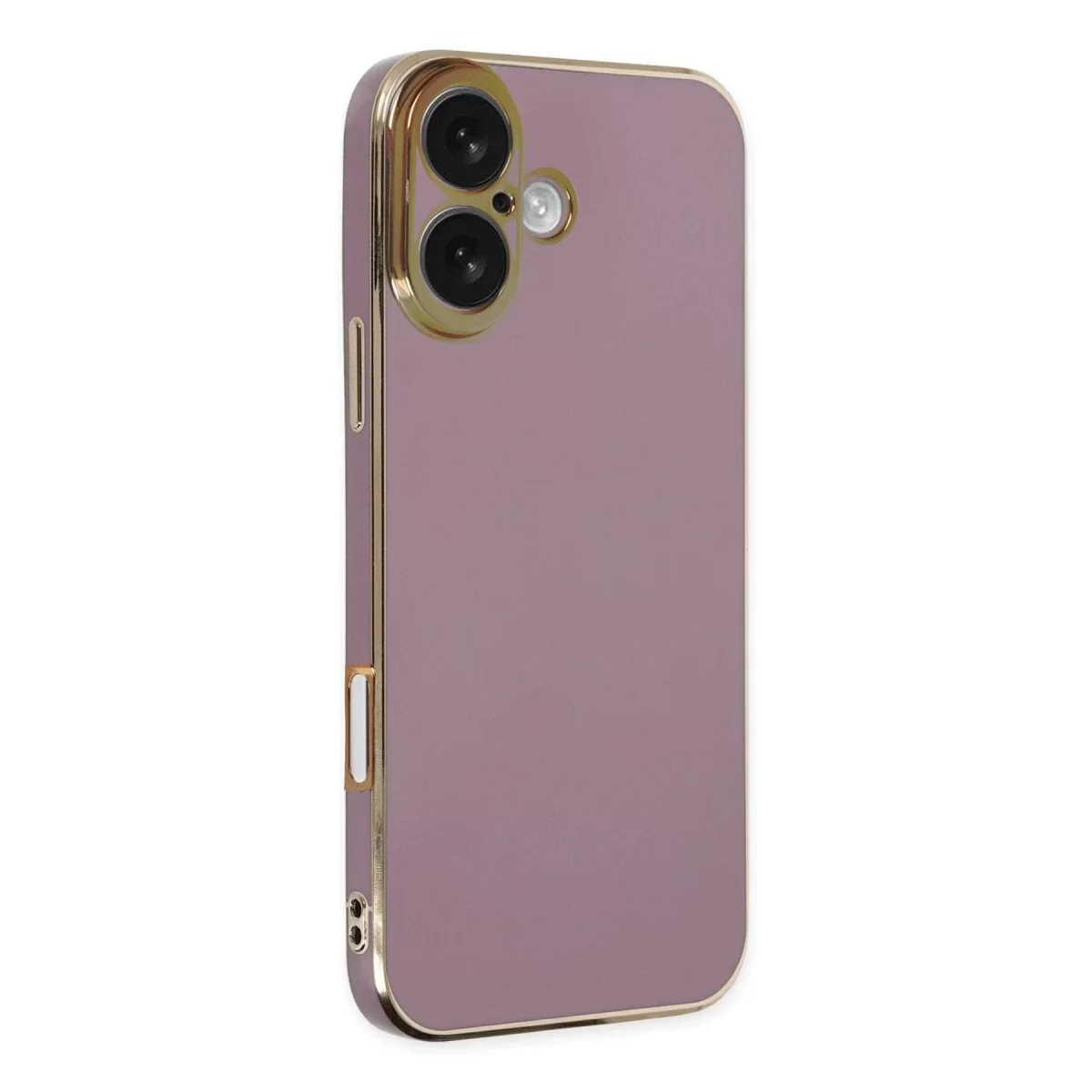 Newface Apple iPhone 16 Kılıf Volet Silikon - Mor