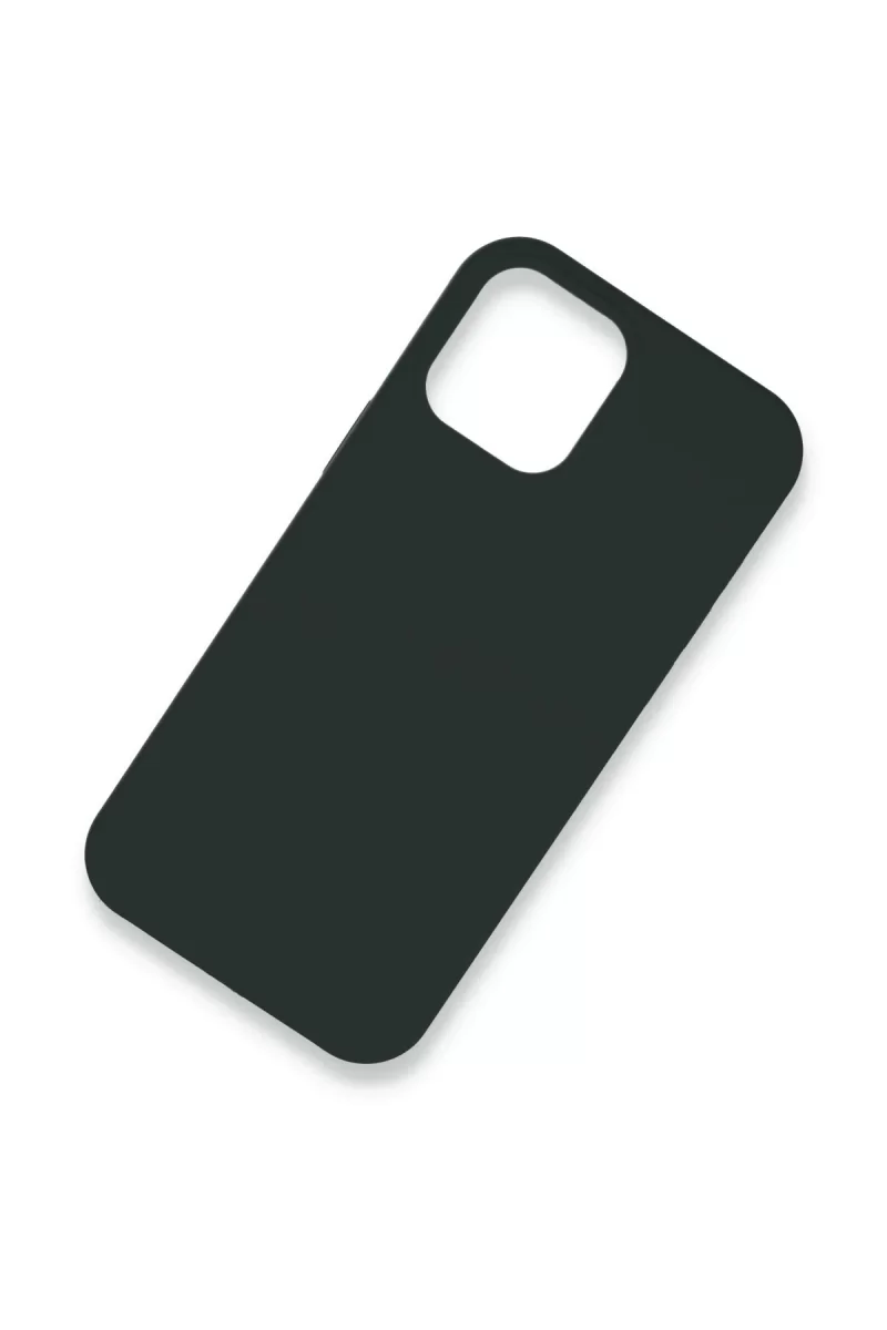 Newface Apple iPhone 12 Kılıf Lansman Legant Silikon - Koyu Yeşil
