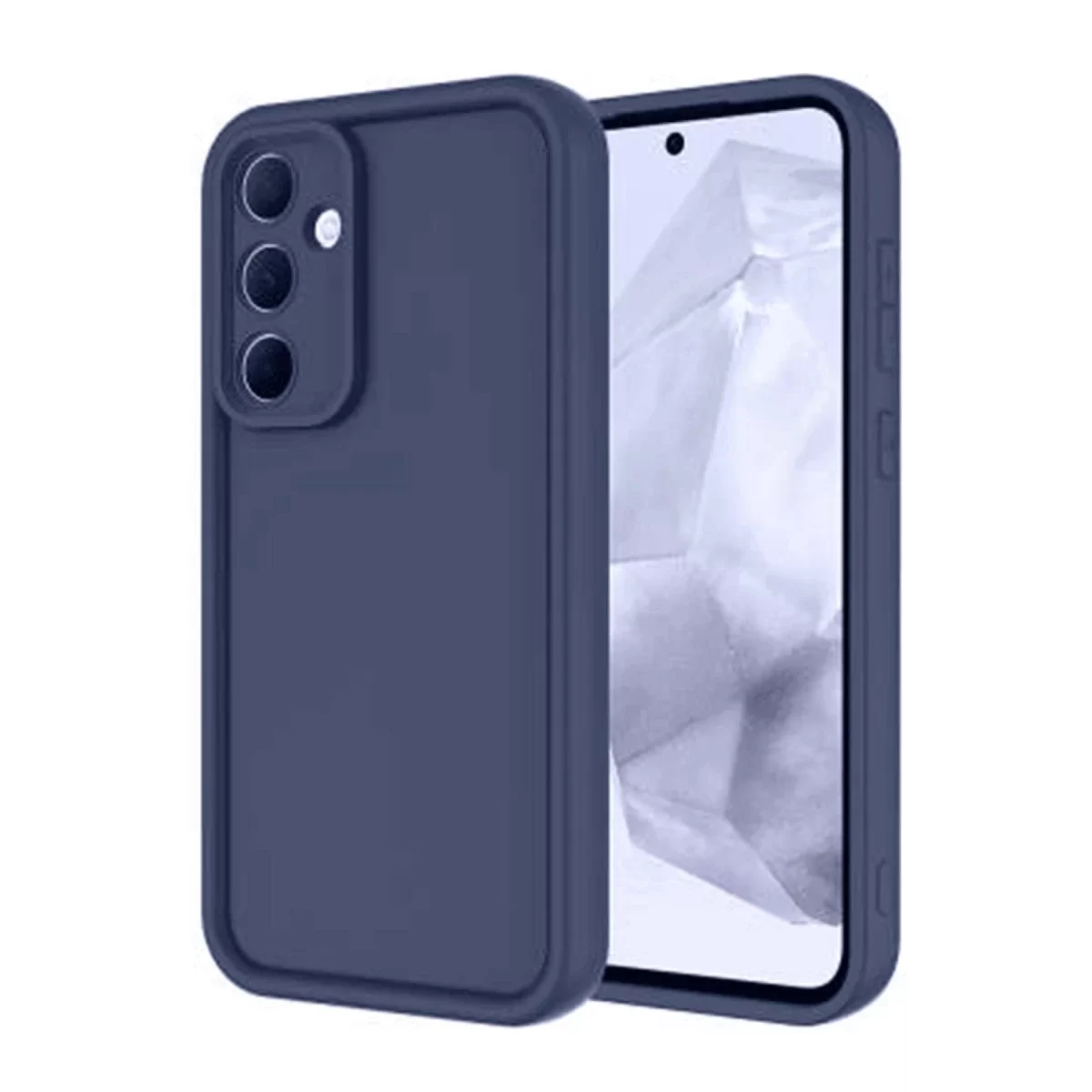 Newface Samsung Galaxy A16 5G Kılıf Viera Silikon - Lacivert