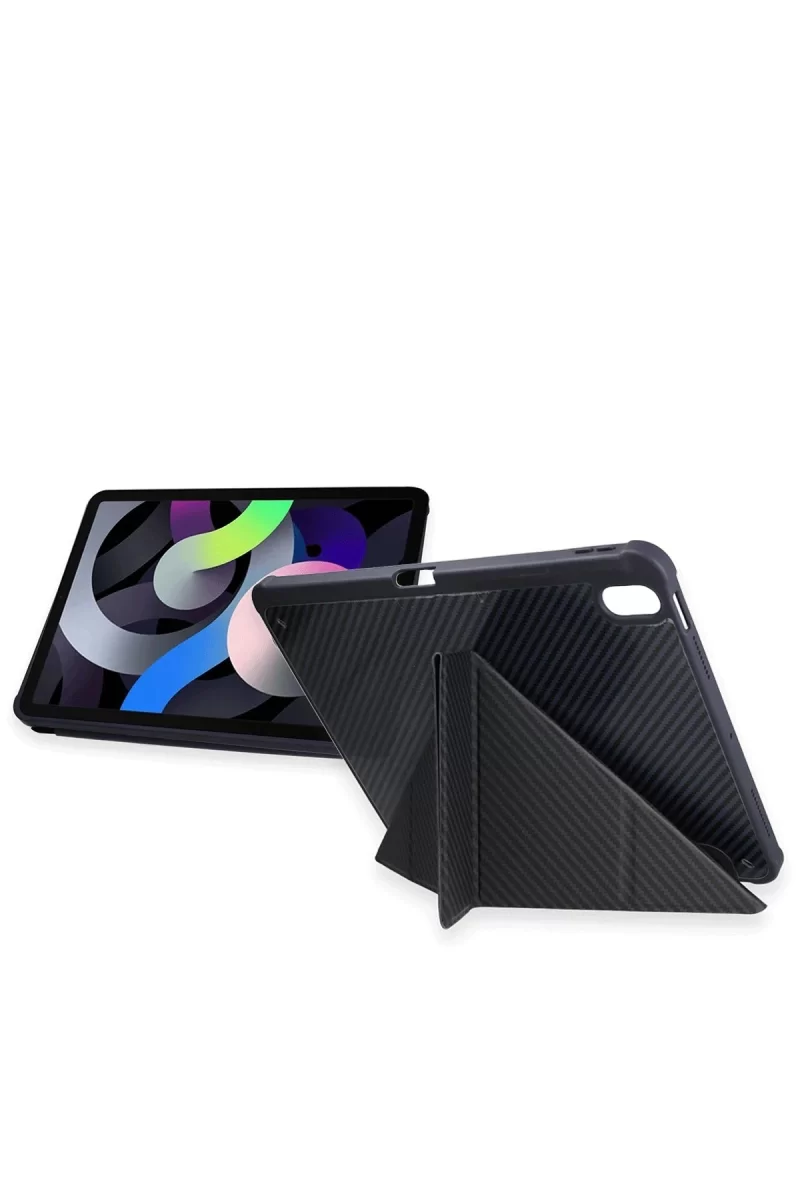 Newface Apple iPad Pro 11 (2024) Kılıf Color Karbon Tablet Kılıfı - Derin Mor