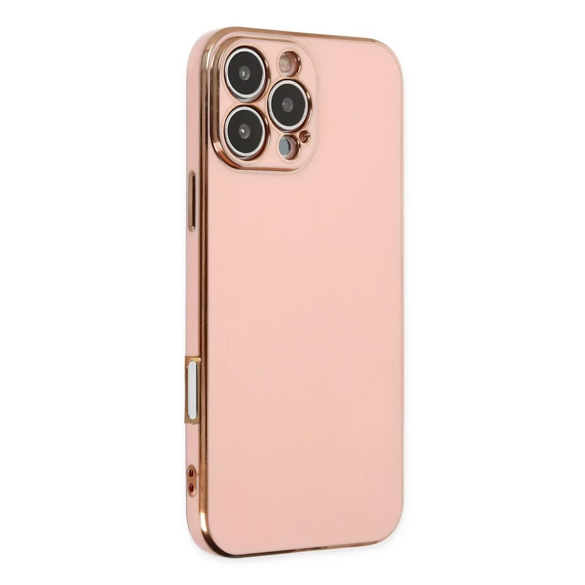 Newface Apple iPhone 16 Pro Kılıf Volet Silikon - Pembe