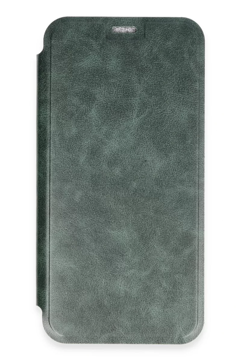 Newface Apple iPhone 16 Plus Kılıf Flip Cover - Koyu Yeşil