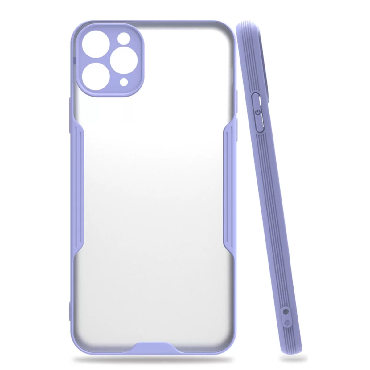 Newface Apple iPhone 11 Pro Kılıf Platin Silikon - Lila