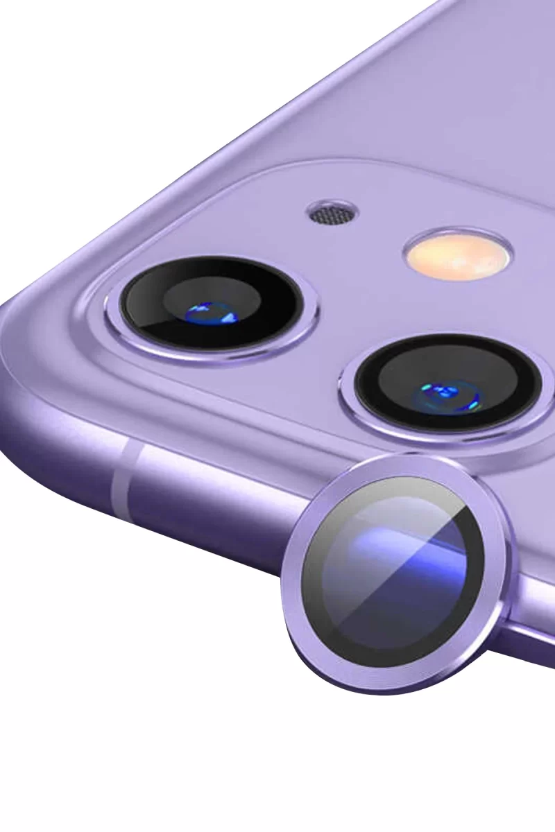 Newface Apple iPhone 11 Raze Metal Kamera Lens - Mor