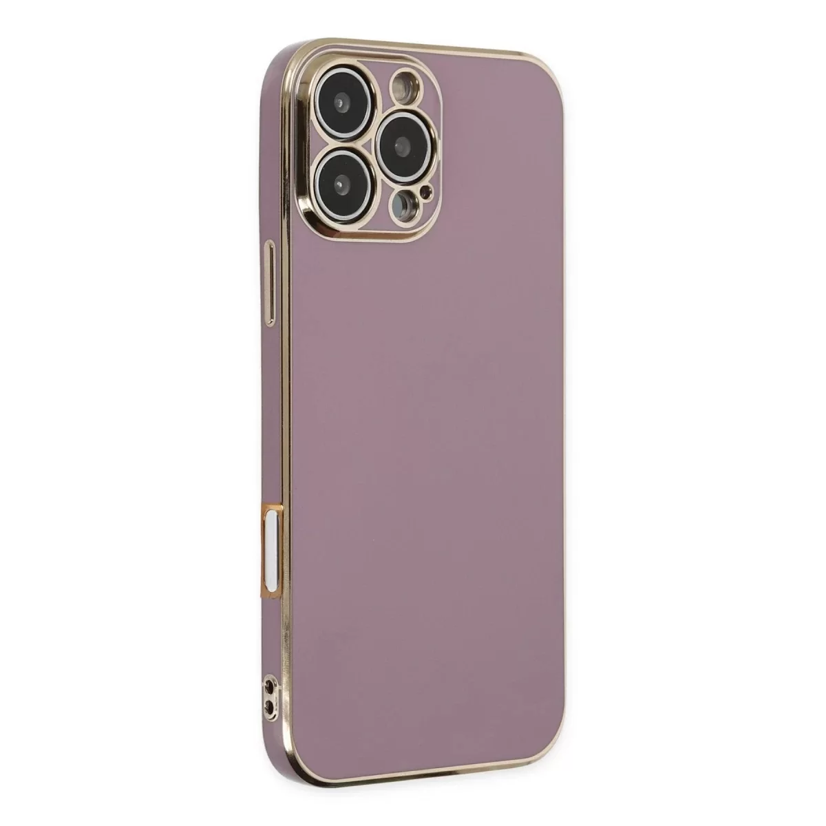 Newface Apple iPhone 16 Pro Kılıf Volet Silikon - Mor