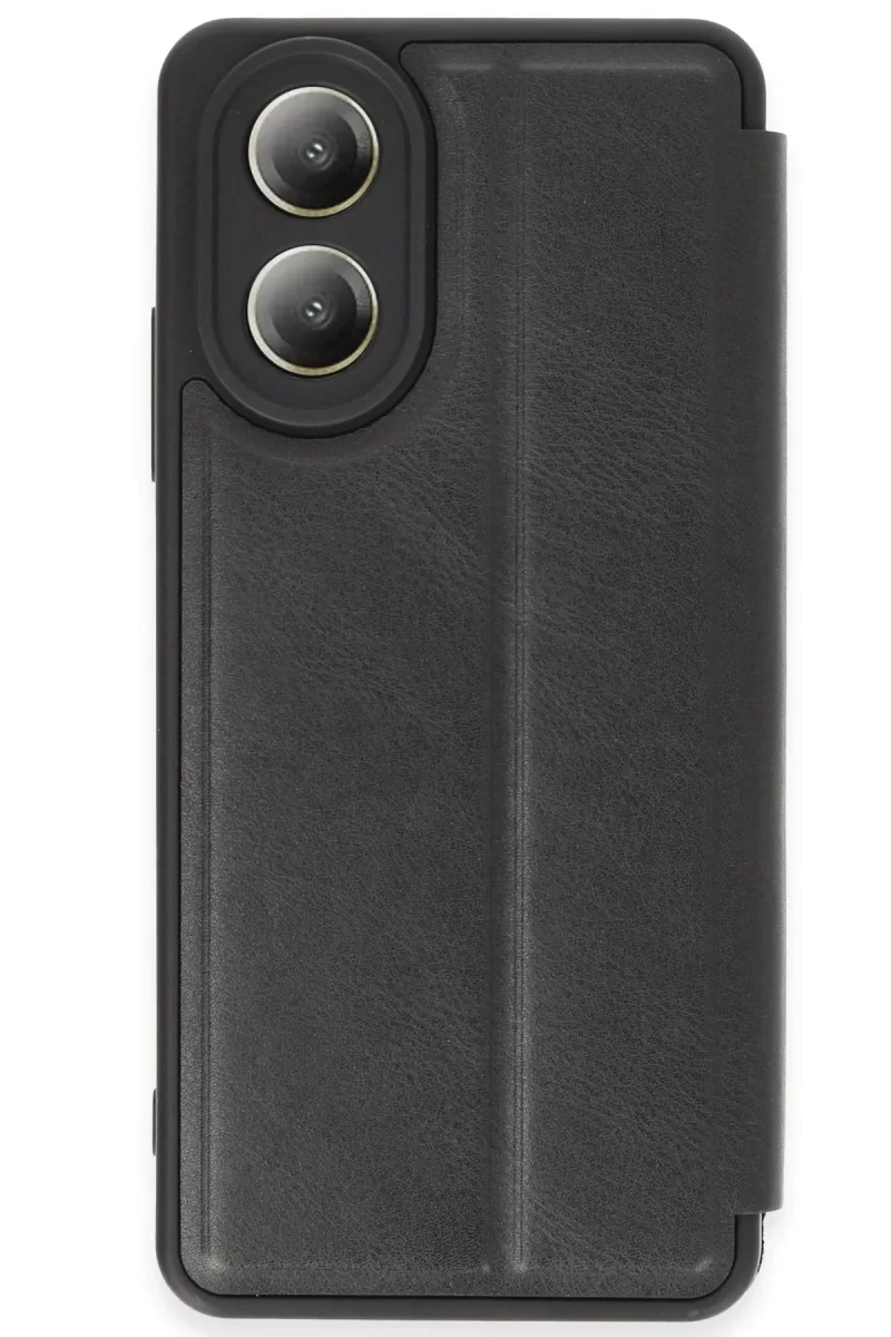 Newface Oppo A38 Kılıf Flip Cover - Siyah
