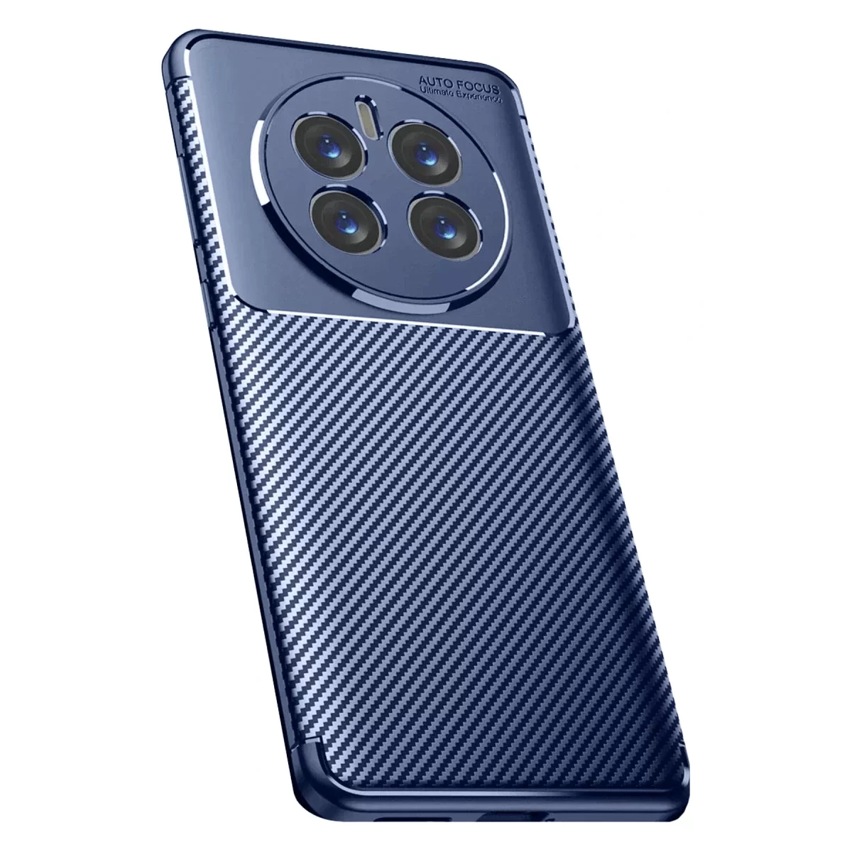 Newface Realme 12 Pro Plus Kılıf Auto Focus Karbon Kapak - Lacivert