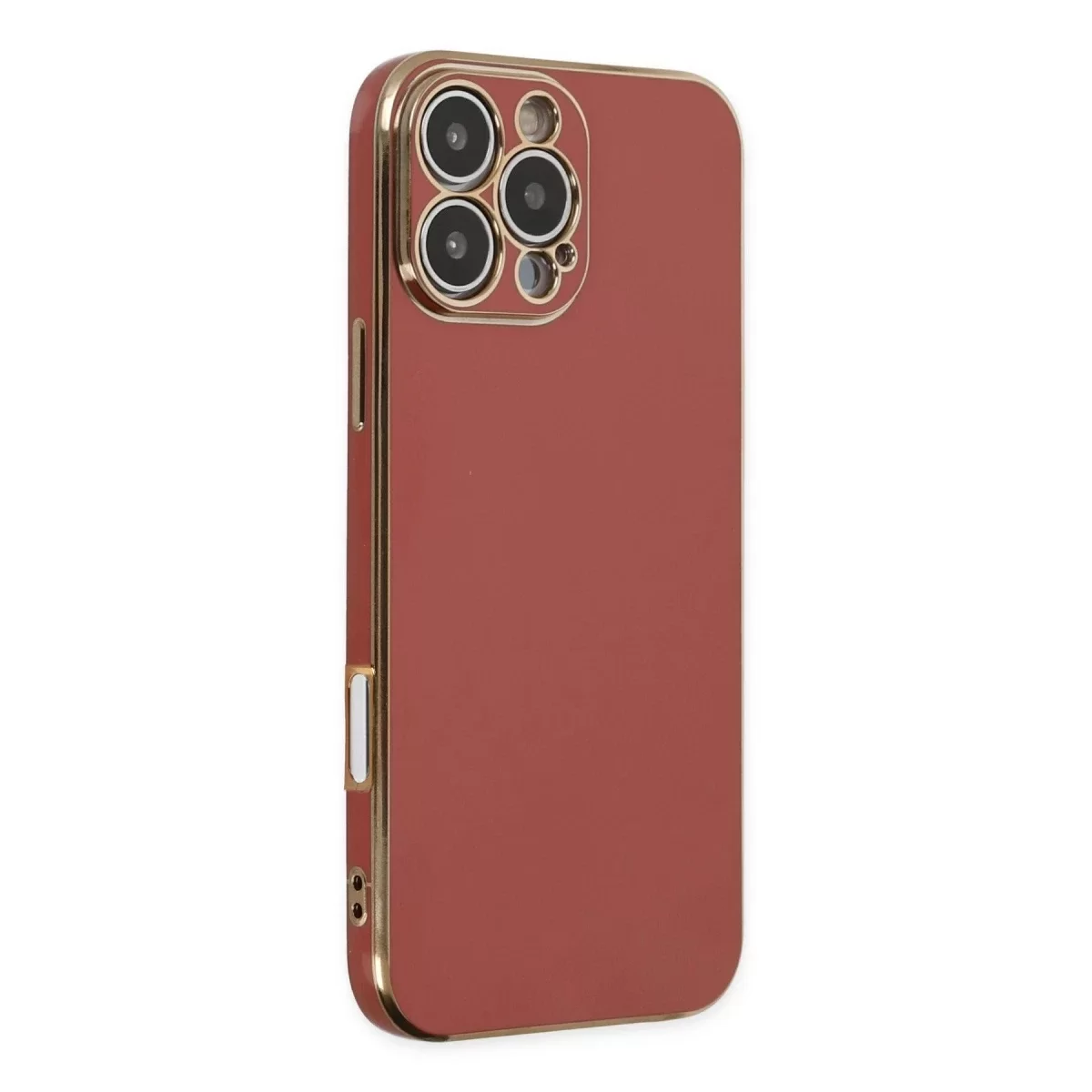 Newface Apple iPhone 16 Pro Max Kılıf Volet Silikon - Kırmızı