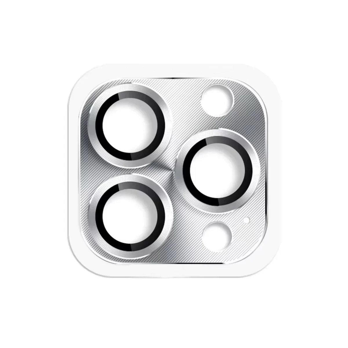 Newface Apple iPhone 16 Pro Max Pers Alüminyum Kamera Lens - Gümüş