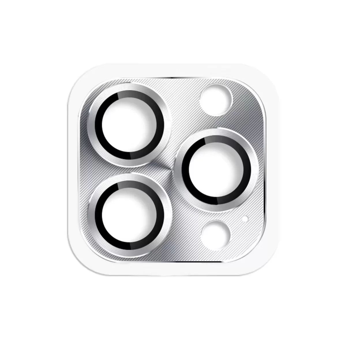 Newface Apple iPhone 16 Pro Max Pers Alüminyum Kamera Lens - Gümüş