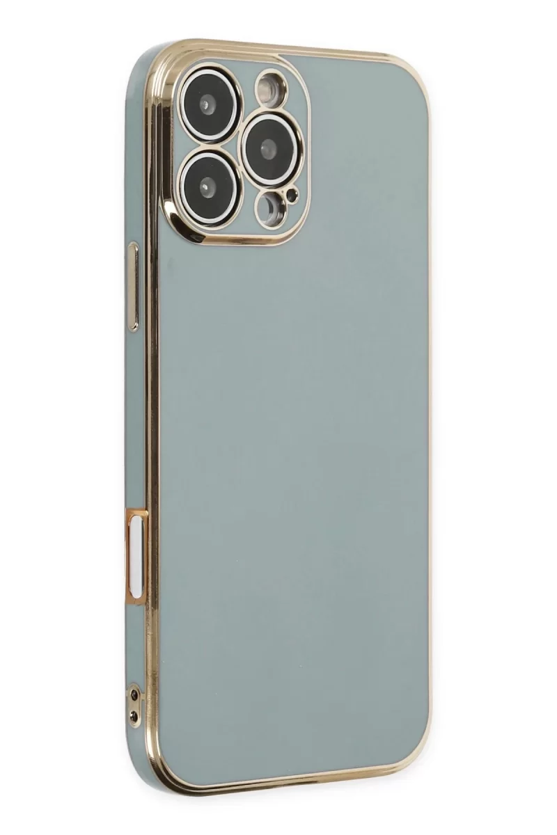 Newface Apple iPhone 16 Pro Max Kılıf Volet Silikon - Açık Yeşil