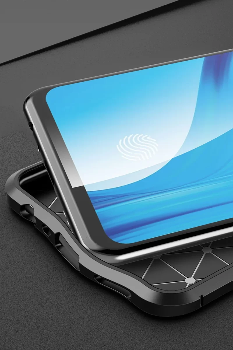 Newface Oppo Reno 4 Lite Kılıf Auto Focus Kapak - Lacivert