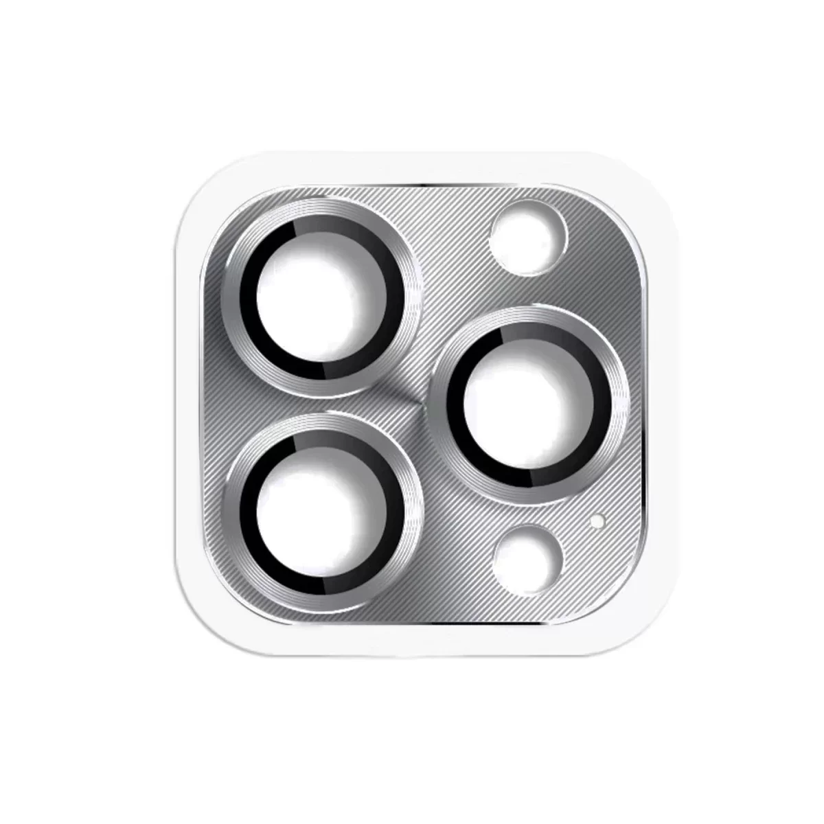 Newface Apple iPhone 16 Pro Max Pers Alüminyum Kamera Lens - Gri