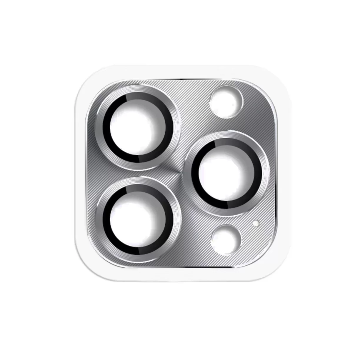 Newface Apple iPhone 16 Pro Max Pers Alüminyum Kamera Lens - Gri