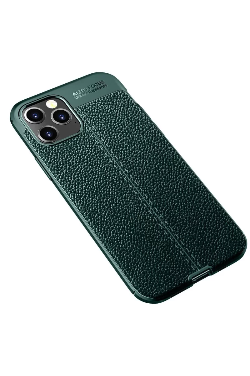 Newface Apple iPhone 12 Pro Kılıf Auto Focus Kapak - Yeşil