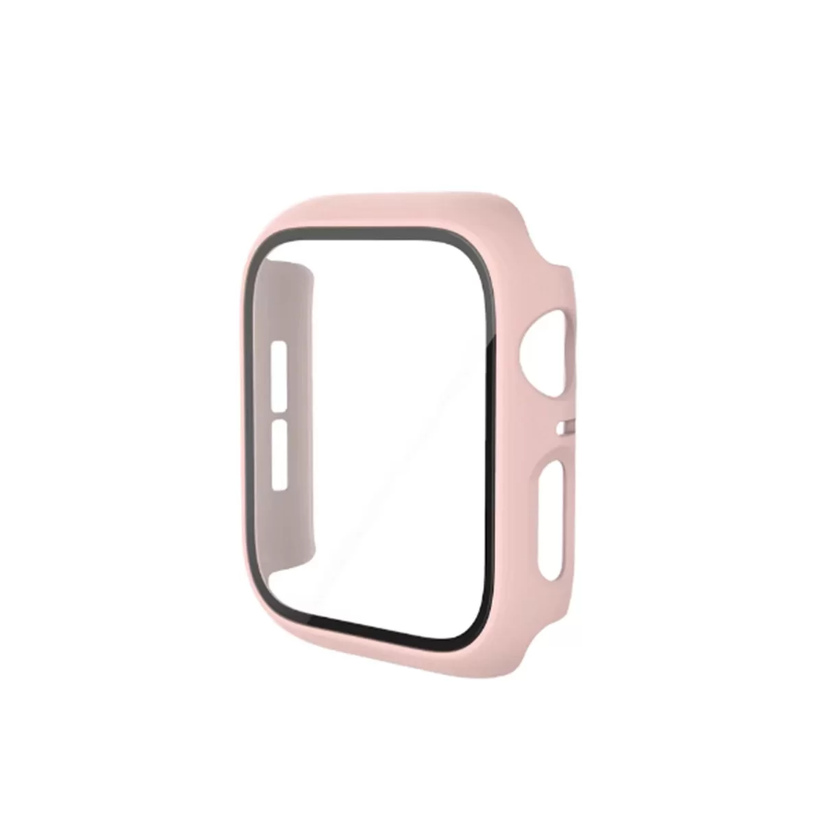 Newface Apple Watch 40mm Camlı Kasa Ekran Koruyucu - Pembe