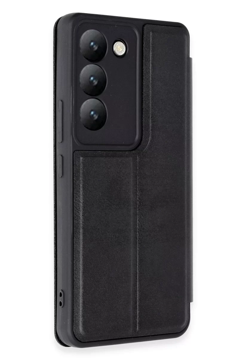Newface Vivo V30 Lite 4G Kılıf Flip Cover - Siyah