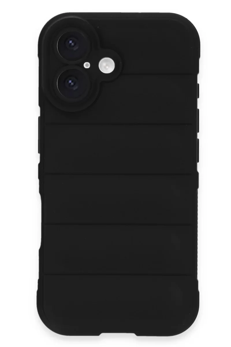 Newface Apple iPhone 16 Plus Kılıf Optimum Silikon - Siyah