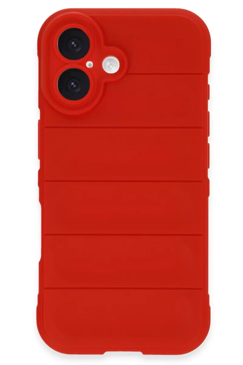 Newface Apple iPhone 16 Plus Kılıf Optimum Silikon - Kırmızı