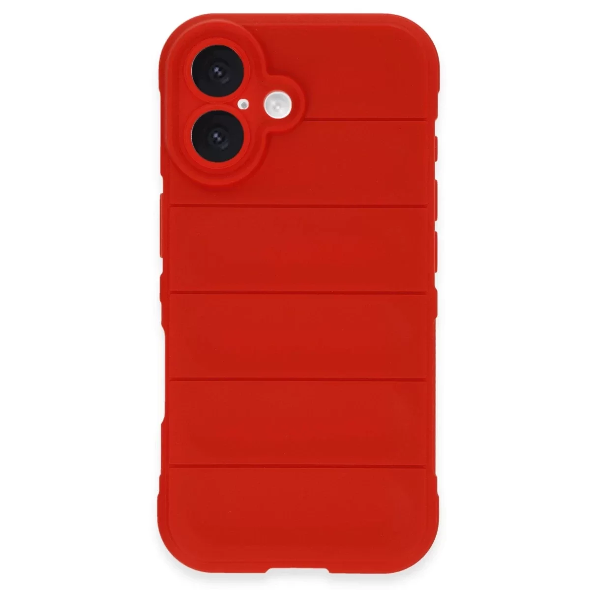 Newface Apple iPhone 16 Plus Kılıf Optimum Silikon - Kırmızı