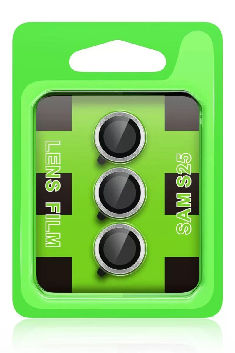 Newface Samsung Galaxy S24 FE Raze Metal Kamera Lens - Siyah
