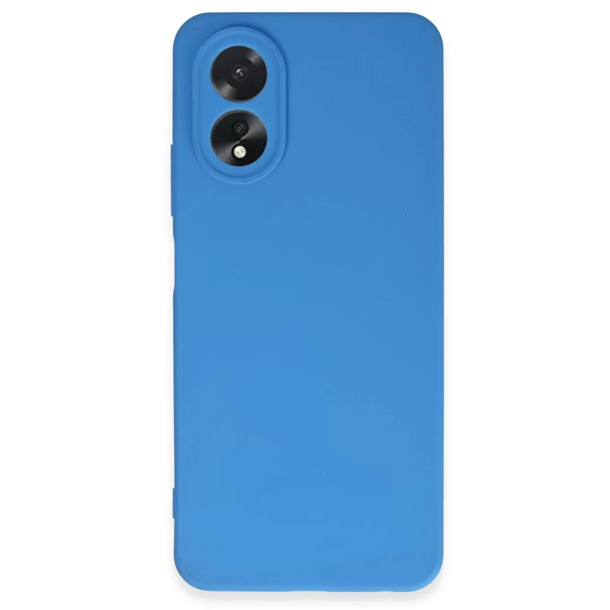 Newface Oppo A38 Kılıf First Silikon - Mavi