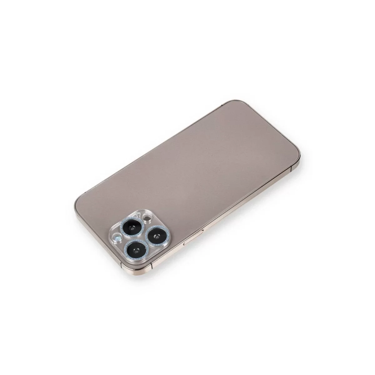 Newface Apple iPhone 12 Pro Max Shine Kamera Lens Koruma Cam - Sierra Blue