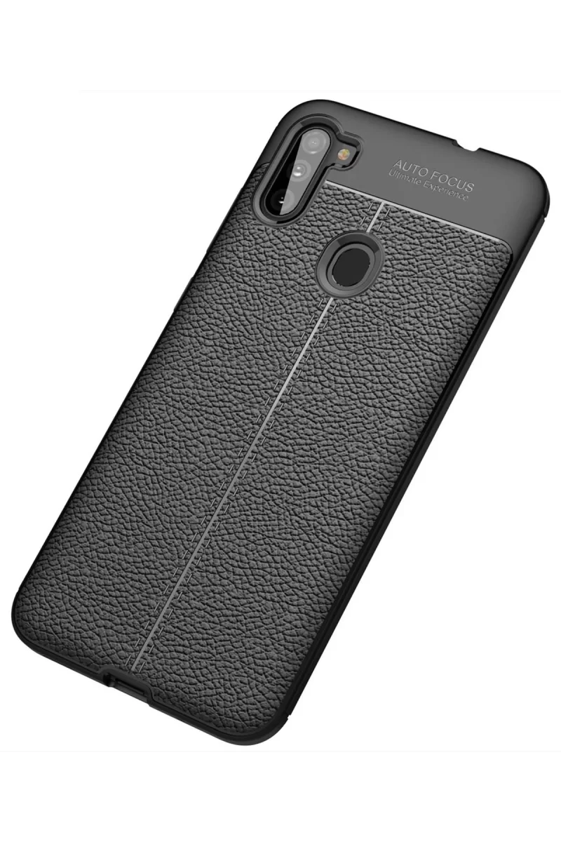 Newface Samsung Galaxy A11 Kılıf Auto Focus Kapak - Siyah