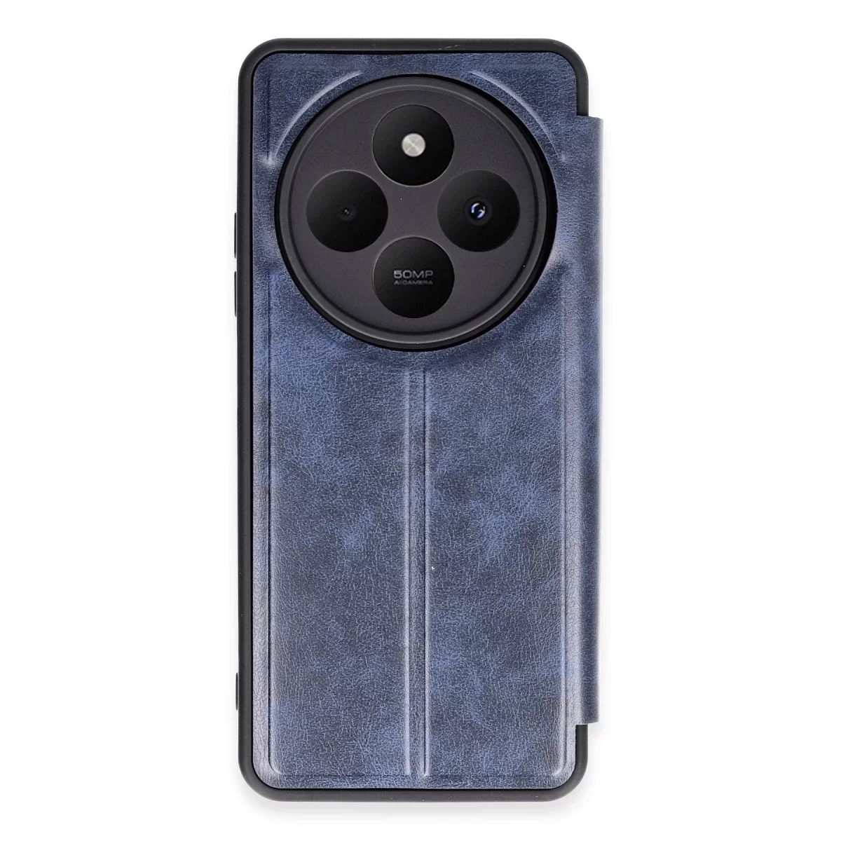 Newface Xiaomi Redmi 14C Kılıf Flip Cover - Lacivert