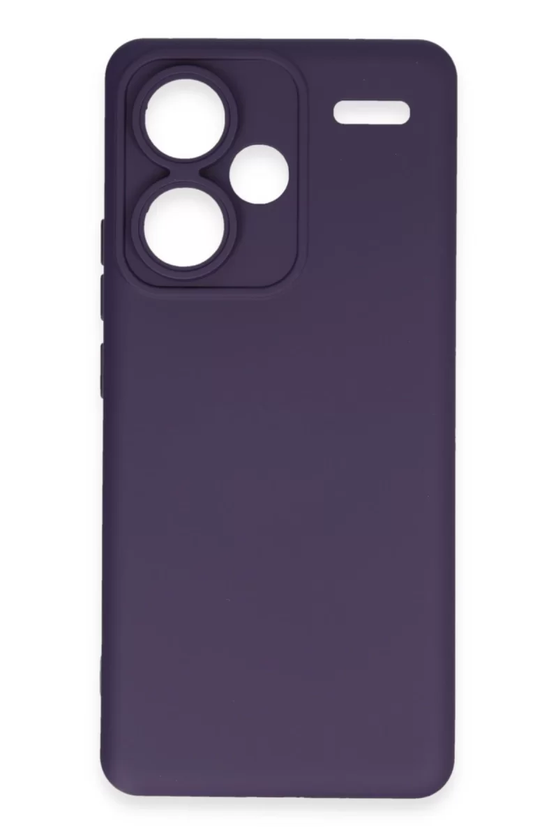 Newface Xiaomi Redmi Note 13 Pro Plus Kılıf Nano içi Kadife Silikon - Mor