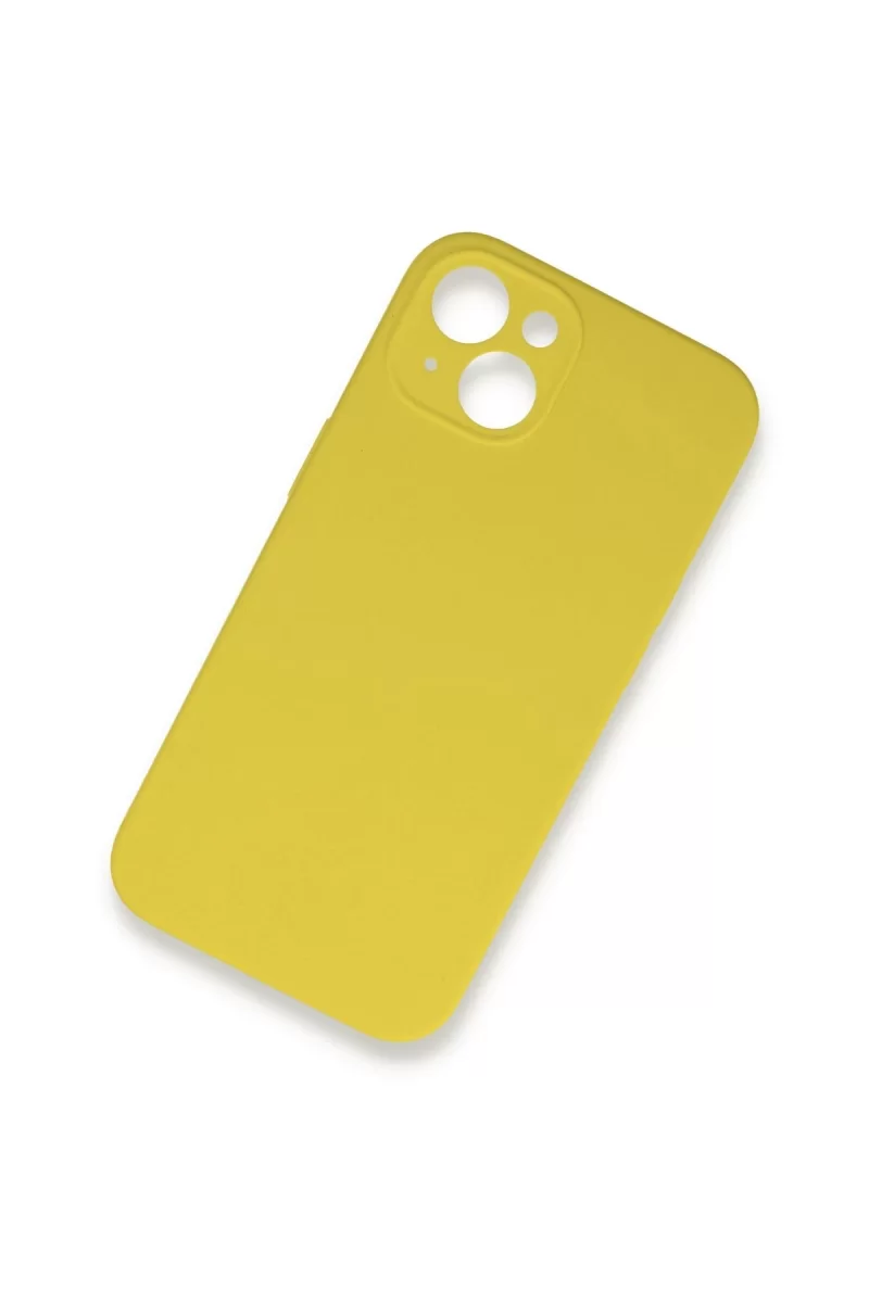 Newface Apple iPhone 13 Mini Kılıf Lansman Legant Silikon - Sarı