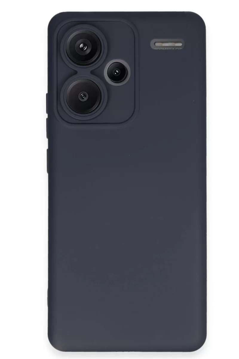 Newface Xiaomi Redmi Note 13 Pro Plus Kılıf Nano içi Kadife Silikon - Lacivert