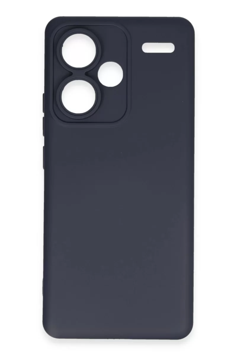 Newface Xiaomi Redmi Note 13 Pro Plus Kılıf Nano içi Kadife Silikon - Lacivert