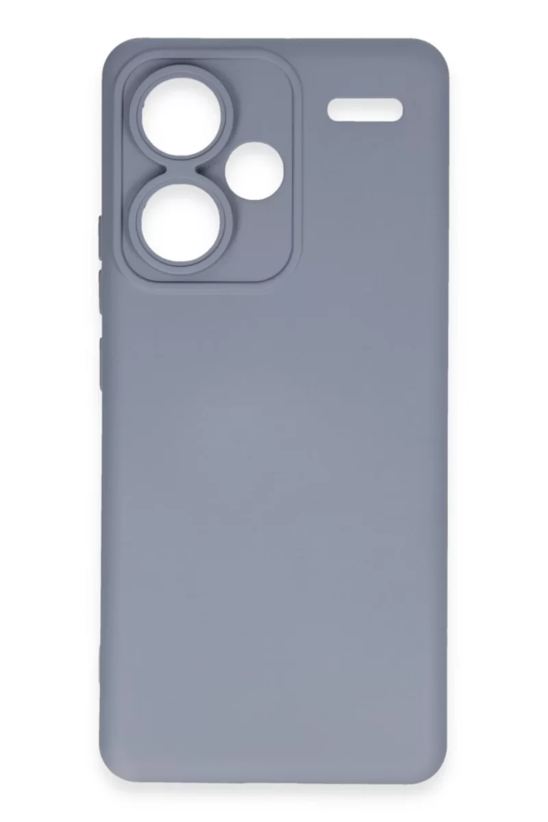 Newface Xiaomi Redmi Note 13 Pro Plus Kılıf Nano içi Kadife Silikon - Gri