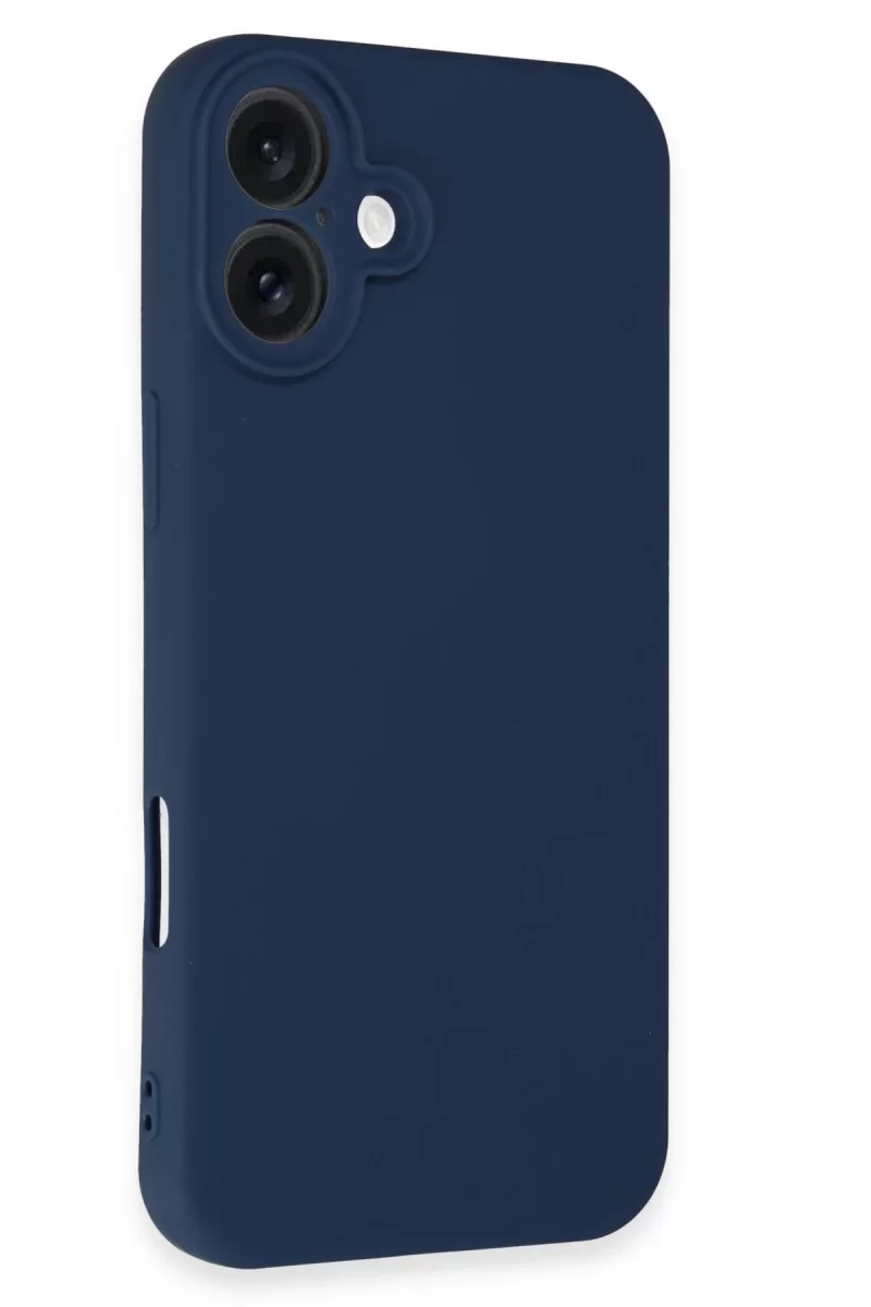 Newface Apple iPhone 16 Plus Kılıf First Silikon - Lacivert