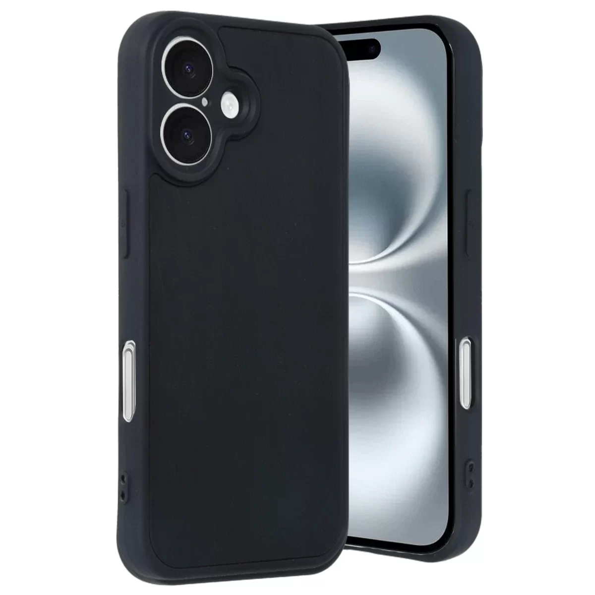 Newface Apple iPhone 16 Kılıf Aras Deri Kapak - Siyah